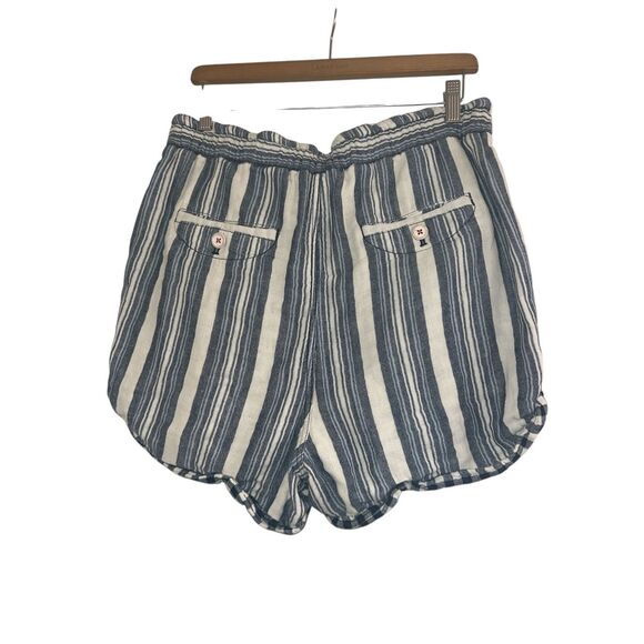 ✨Pilcro Anthropologie Womens Everyday Stripe Paperbag High Waist Sz 31 Shorts✨ - Picture 8 of 11